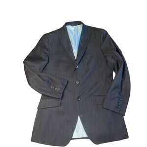 Banana Republic Sport Coat Wool Mens 38R Navy Blazer Suit Jacket 3 Button